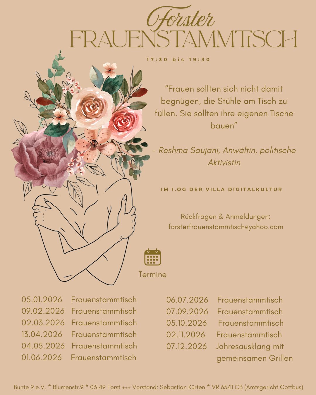 Kommende Veranstaltungen des Frauenstammtisch